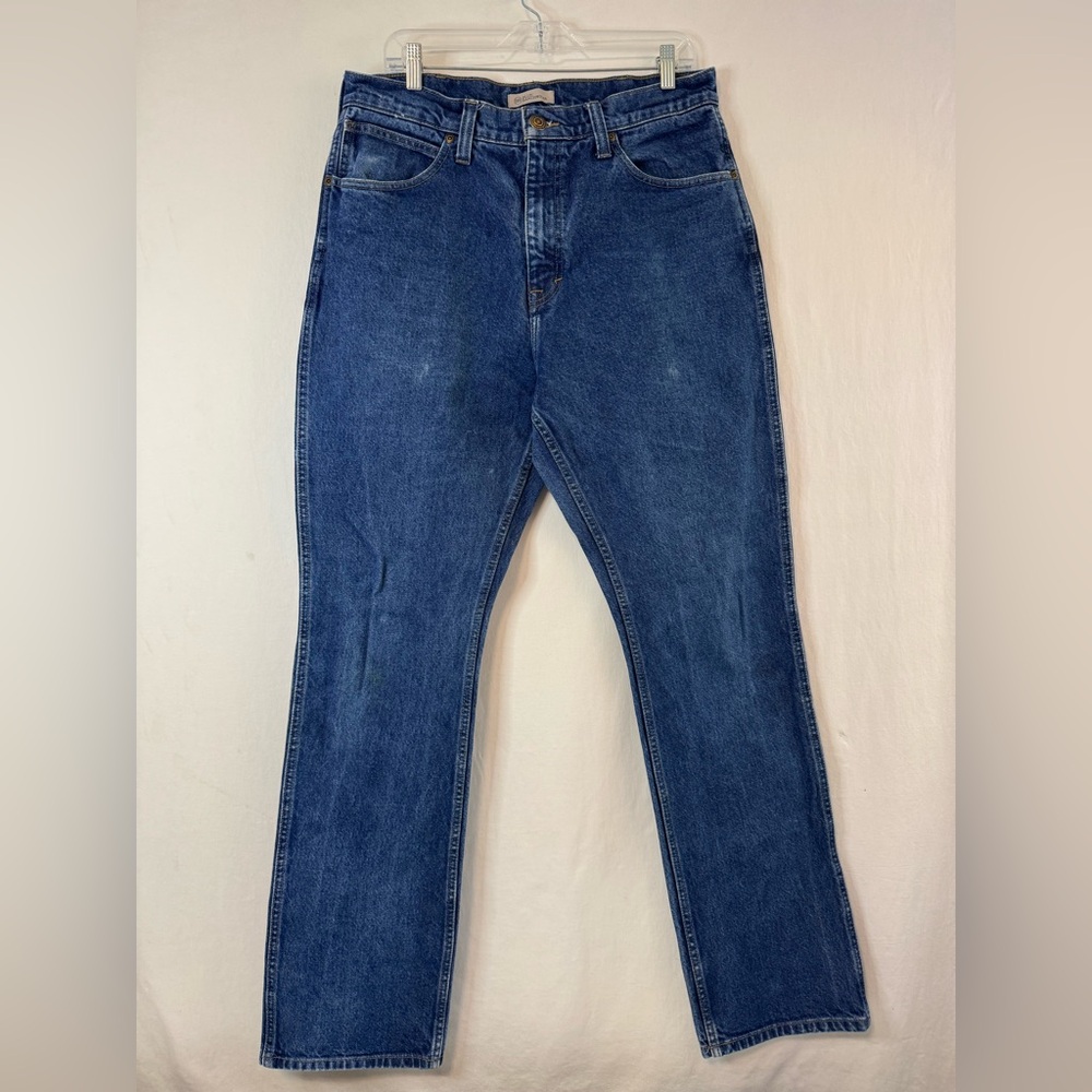 Blue Ranchwear Men's Blue Jeans Size 34x35